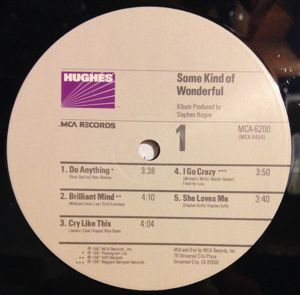 Various ~ Some Kind Of Wonderful (Music From The Motion Picture Soundtrack) (Vinyl) - Djungel & Jazz