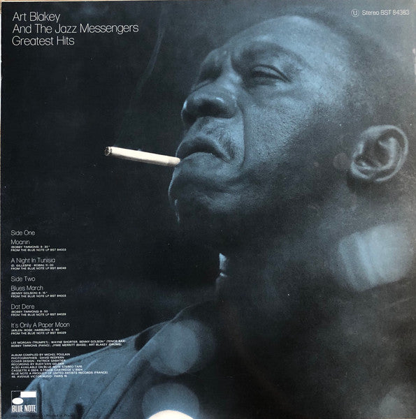 Art Blakey And The Jazz Messengers ~ Greatest Hits (Vinyl) - Djungel & Jazz