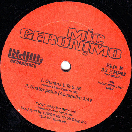 Mic Geronimo ~ Unstoppable (Vinyl) - Djungel & Jazz