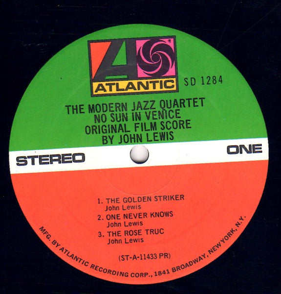 The Modern Jazz Quartet ~ The Modern Jazz Quartet Plays “No Sun In Venice” (Vinyl) - Djungel & Jazz