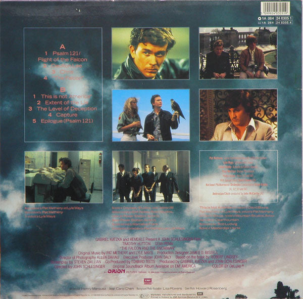 Pat Metheny Group ~ The Falcon And The Snowman (Original Motion Picture Soundtrack) (Vinyl) - Djungel & Jazz