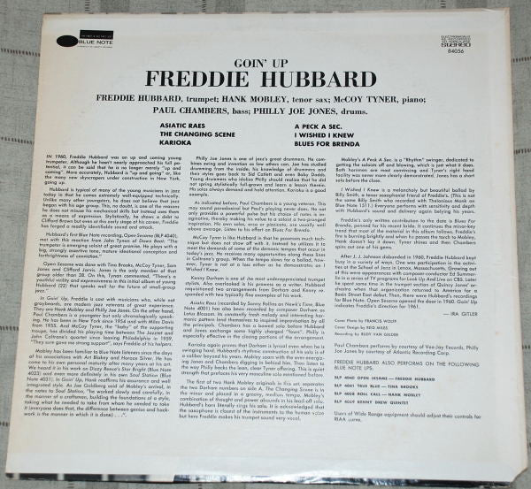 Freddie Hubbard ~ Goin' Up (Vinyl) - Djungel & Jazz