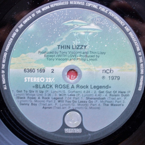 Thin Lizzy ~ Black Rose (A Rock Legend) (Vinyl) - Djungel & Jazz