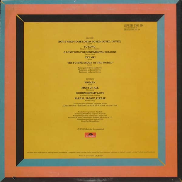 James Brown ~ Hot (Vinyl) - Djungel & Jazz