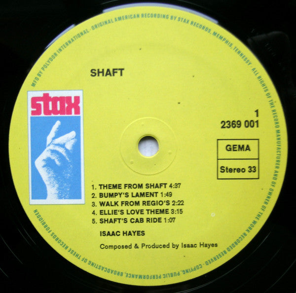 Isaac Hayes : Shaft (2xLP, Album, RP, Gat)