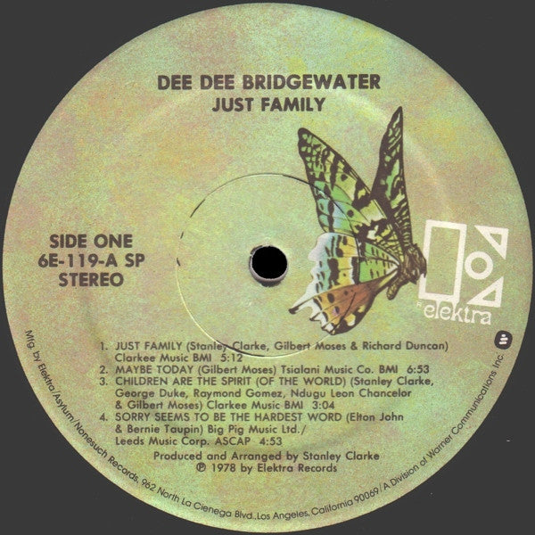 Dee Dee Bridgewater ~ Just Family (Vinyl) - Djungel & Jazz