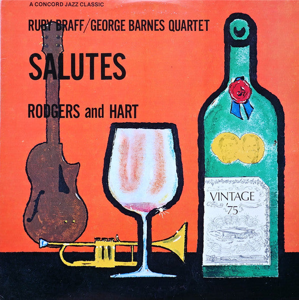 Ruby Braff / George Barnes Quartet ~ Braff/Barnes Quartet Salutes Rodgers And Hart (Vinyl) - Djungel & Jazz