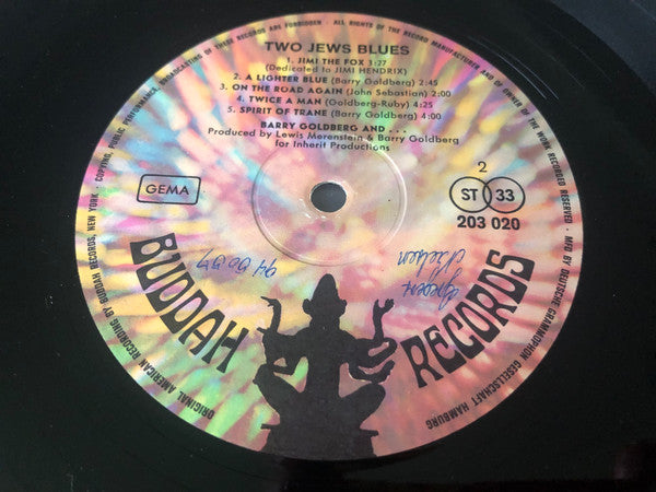 Barry Goldberg ~ Two Jews Blues (Vinyl) - Djungel & Jazz