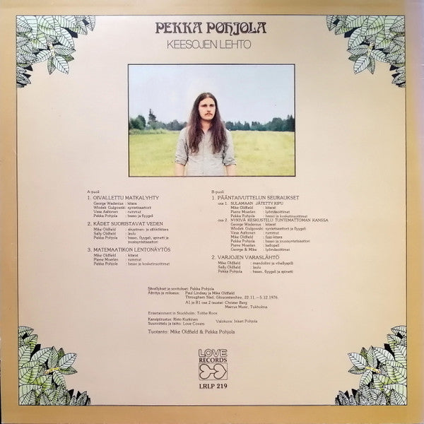 Pekka Pohjola ~ Keesojen Lehto (Vinyl) - Djungel & Jazz