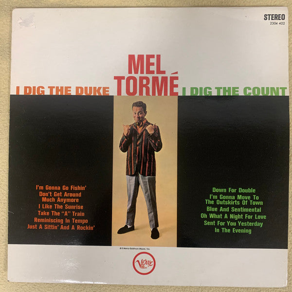 Mel Tormé ~ I Dig The Duke - I Dig The Count (Vinyl) - Djungel & Jazz