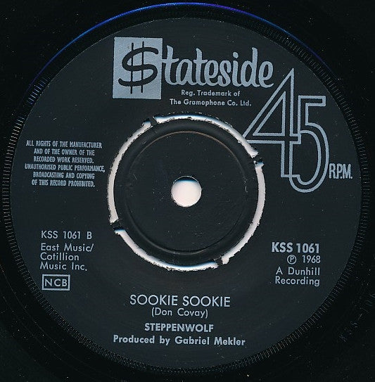 Steppenwolf ~ Magic Carpet Ride / Sookie Sookie (Vinyl) - Djungel & Jazz
