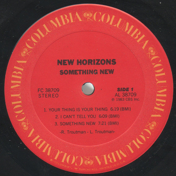 New Horizons  ~ Something New (Vinyl) - Djungel & Jazz