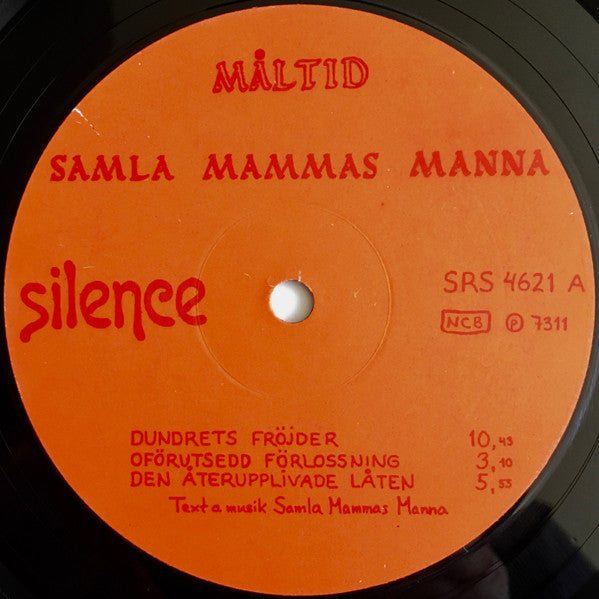 Samla Mammas Manna ~ Måltid (Vinyl) - Djungel & Jazz