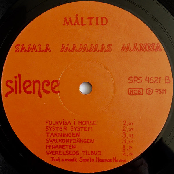 Samla Mammas Manna : Måltid (LP, Album)