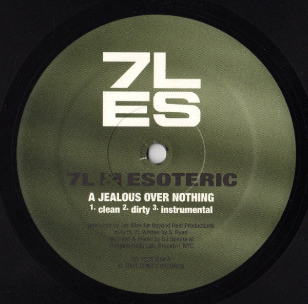 7L & Esoteric : Jealous Over Nothing (12")
