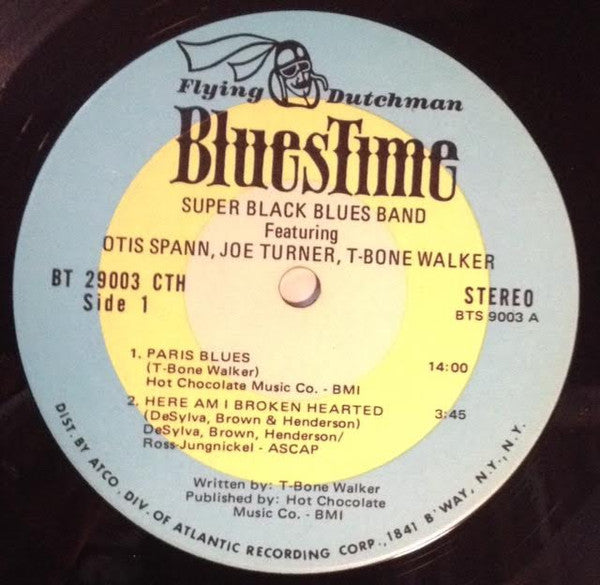 Super Black Blues Band Featuring T-Bone Walker, Big Joe Turner, Otis Spann ~ Super Black Blues (Vinyl) - Djungel & Jazz