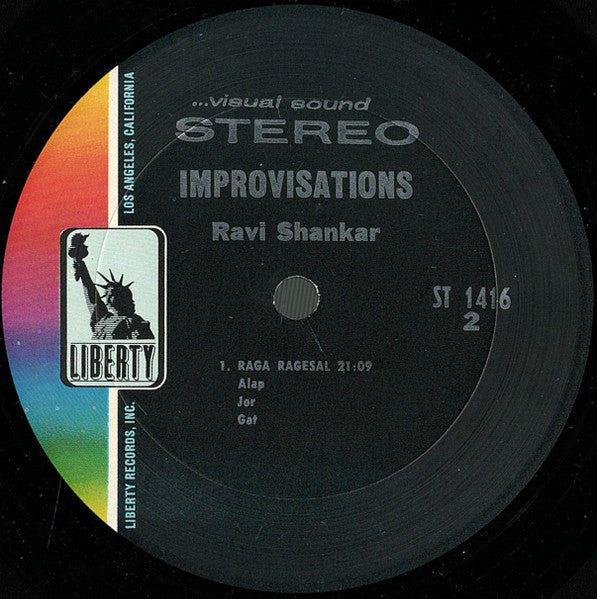 Ravi Shankar ~ Improvisations And Theme From Pather Panchali (Vinyl) - Djungel & Jazz