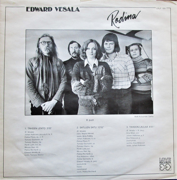 Edward Vesala ~ Rodina (Vinyl) - Djungel & Jazz