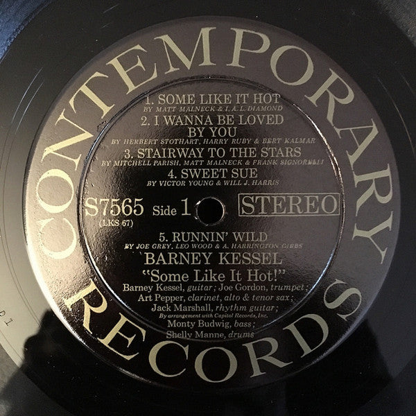 Barney Kessel ~ Some Like It Hot (Vinyl) - Djungel & Jazz