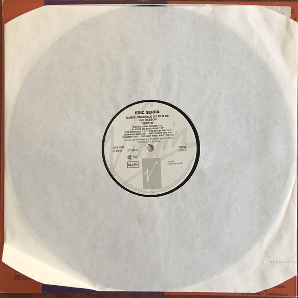 Eric Serra ~ Nikita (Bande Originale Du Film De Luc Besson) (Vinyl) - Djungel & Jazz