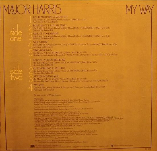 Major Harris ~ My Way (Vinyl) - Djungel & Jazz