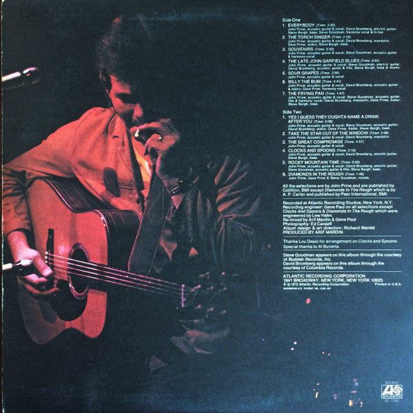 John Prine ~ Diamonds In The Rough (Vinyl) - Djungel & Jazz