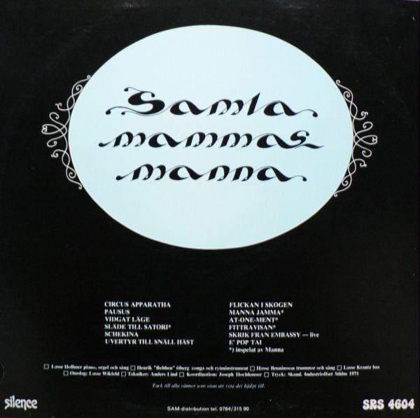 Samla Mammas Manna : Samla Mammas Manna (LP, Album, RE)