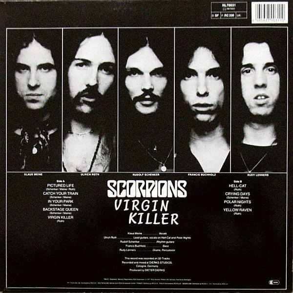 Scorpions : Virgin Killer (LP, Album, RE)