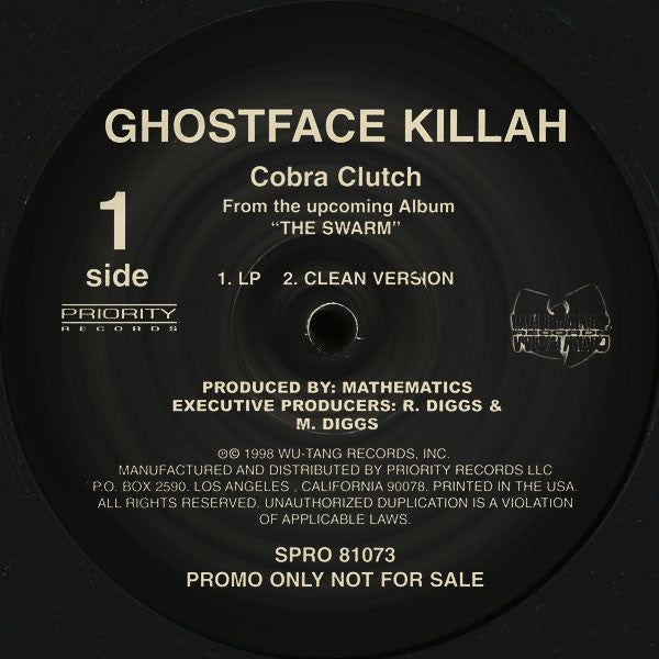 Ghostface Killah ~ Cobra Clutch (Vinyl) - Djungel & Jazz