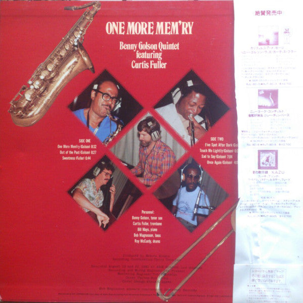 Benny Golson Quintet Featuring Curtis Fuller ~ One More Mem'ry (Vinyl) - Djungel & Jazz