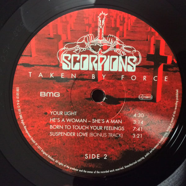 Scorpions ~ Taken By Force (Vinyl) - Djungel & Jazz