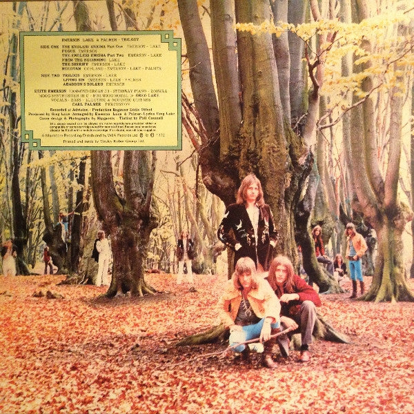 Emerson, Lake & Palmer ~ Trilogy (Vinyl) - Djungel & Jazz