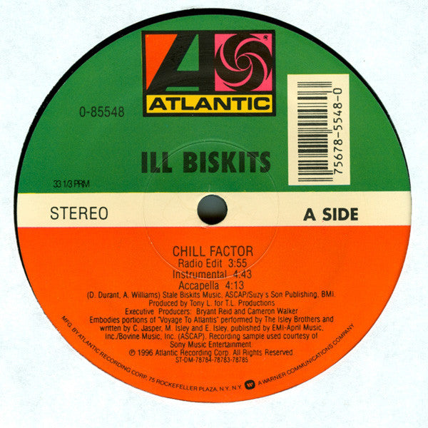 Ill Biskits ~ Chill Factor / Hypnotic Blessings (Vinyl) - Djungel & Jazz
