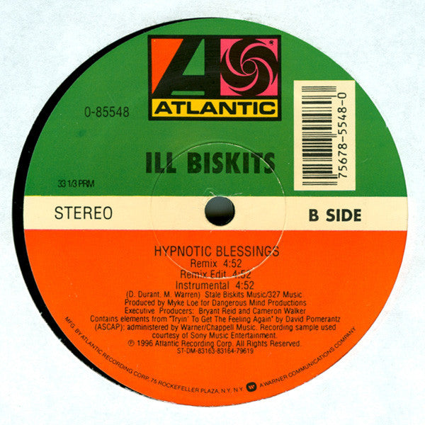 Ill Biskits ~ Chill Factor / Hypnotic Blessings (Vinyl) - Djungel & Jazz