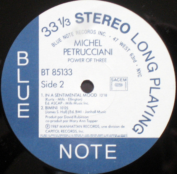Michel Petrucciani ~ Power Of Three (Vinyl) - Djungel & Jazz