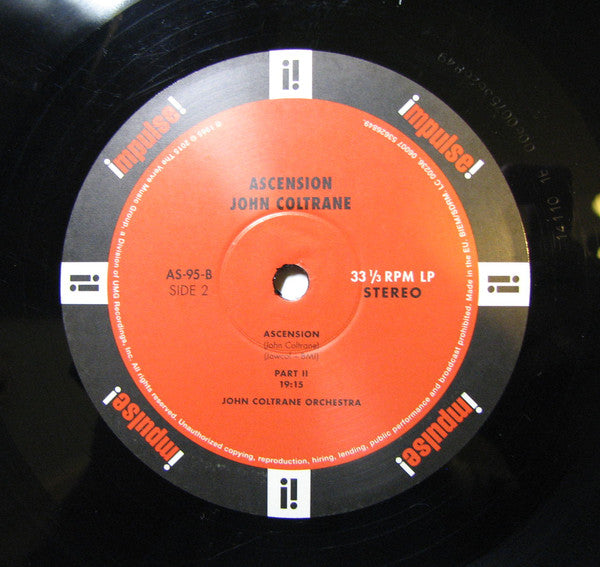 John Coltrane ~ Ascension (Vinyl) - Djungel & Jazz