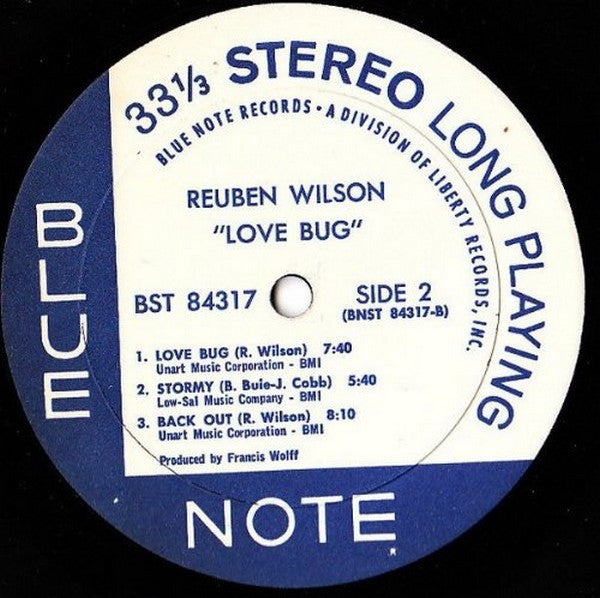 Reuben Wilson : Love Bug (LP, Album)