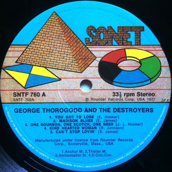 George Thorogood And The Destroyers* : George Thorogood And The Destroyers (LP, Album)