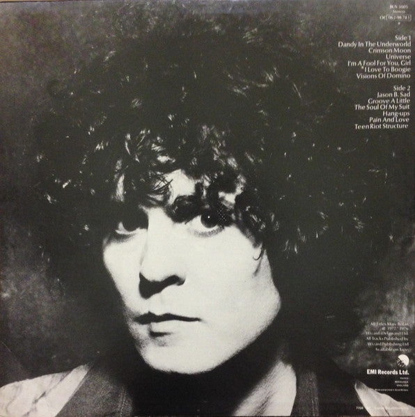 T. Rex ~ Dandy In The Underworld (Vinyl) - Djungel & Jazz