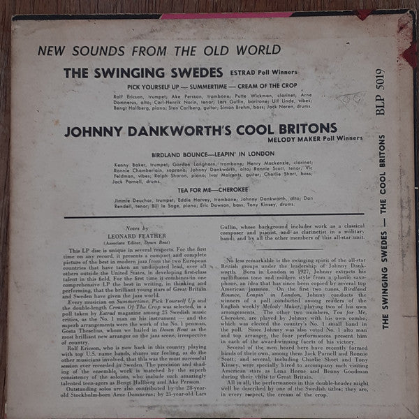 The Swinging Swedes / The Cool Britons ~ New Sounds From The Old World (Vinyl) - Djungel & Jazz