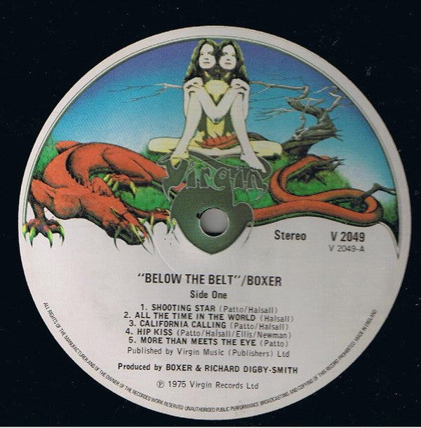 Boxer  ~ Below The Belt (Vinyl) - Djungel & Jazz