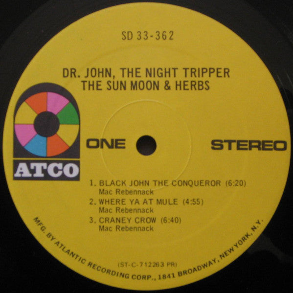 Dr. John ~ The Sun Moon & Herbs (Vinyl) - Djungel & Jazz