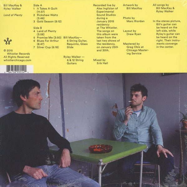 Bill MacKay & Ryley Walker : Land Of Plenty (LP, Album)