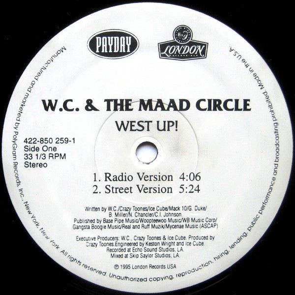 WC And The Maad Circle ~ West Up! (Vinyl) - Djungel & Jazz