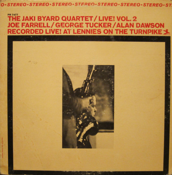 The Jaki Byard Quartet ~ Live! Vol. 2 (Vinyl) - Djungel & Jazz