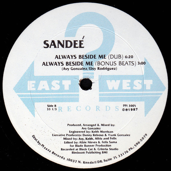 Sandeé ~ Always Beside Me (Vinyl) - Djungel & Jazz