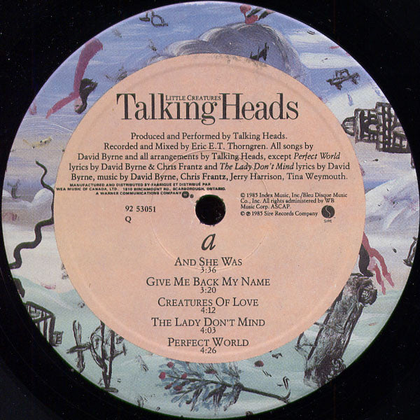 Talking Heads ~ Little Creatures (Vinyl) - Djungel & Jazz