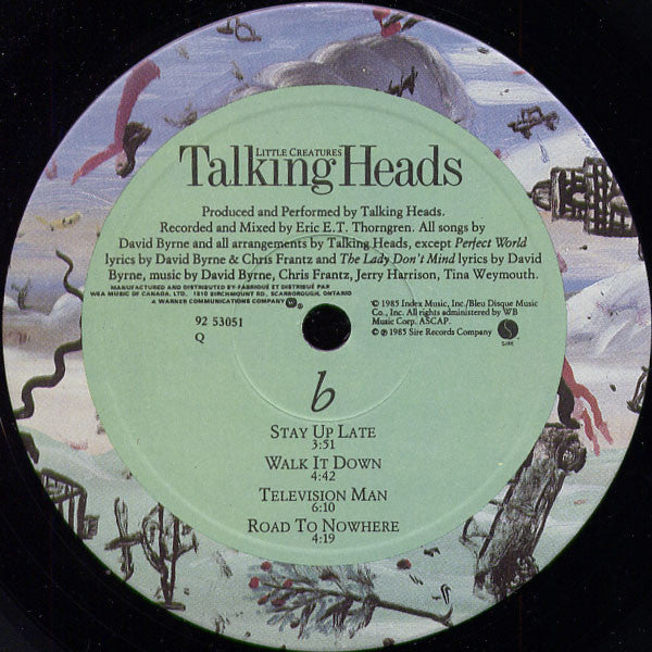Talking Heads ~ Little Creatures (Vinyl) - Djungel & Jazz