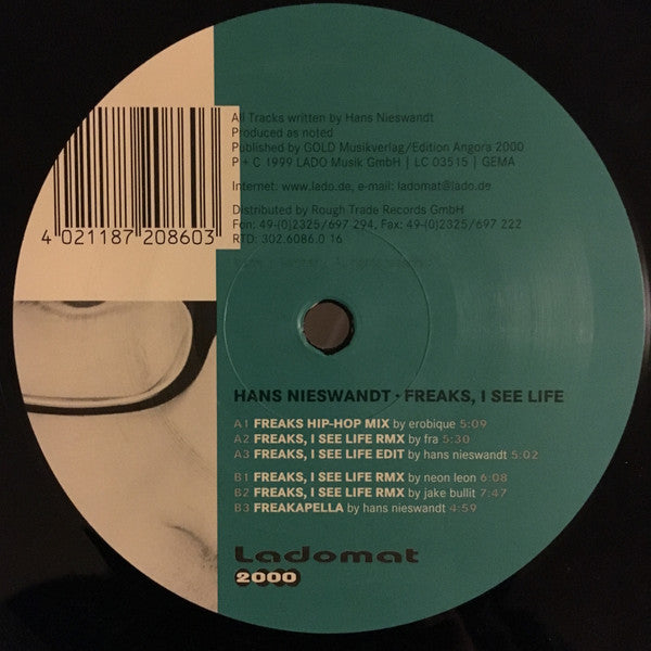 Hans Nieswandt : Freaks, I See Life (12")