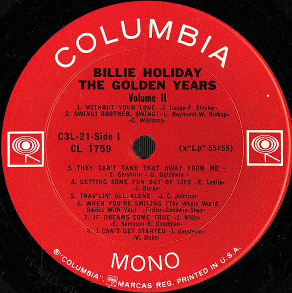 Billie Holiday ~ The Golden Years (Vinyl) - Djungel & Jazz